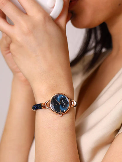 Crystal Slider Watch - Blue