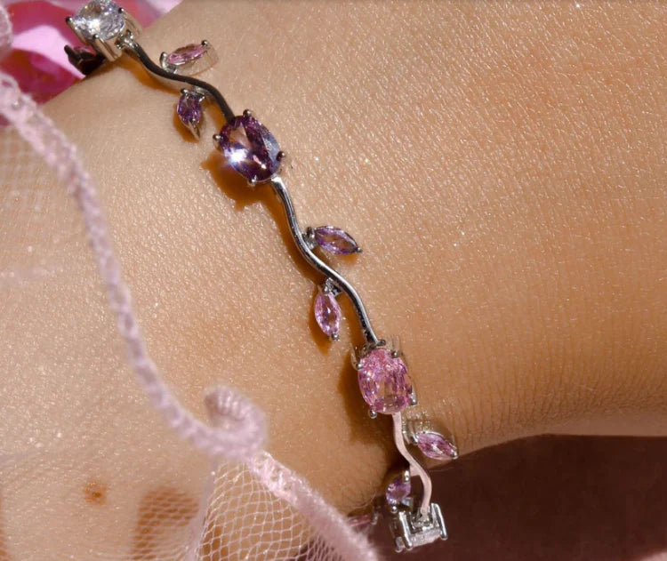 Rapunzel Tulip Flower Bracelet