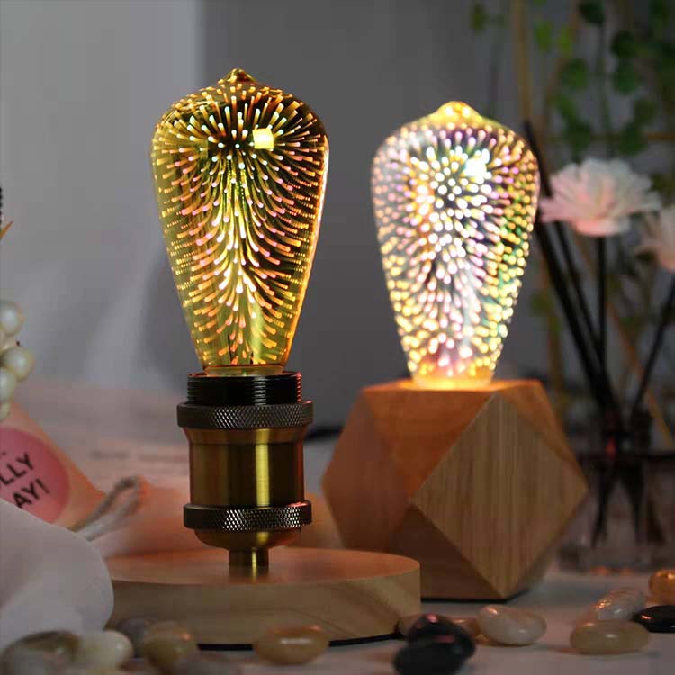 3D Illusion Fireworks LED Bulbs
