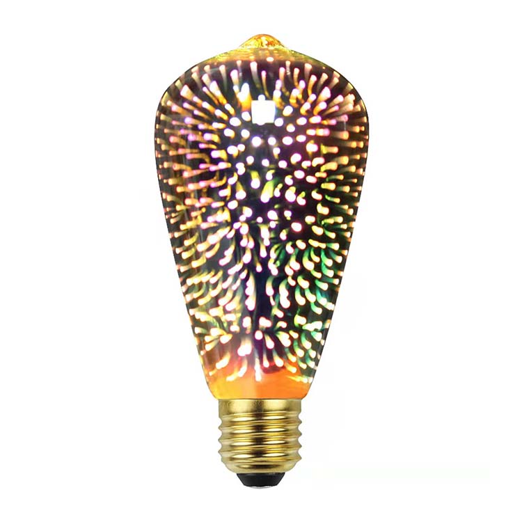 3D Illusion Fireworks LED Bulbs