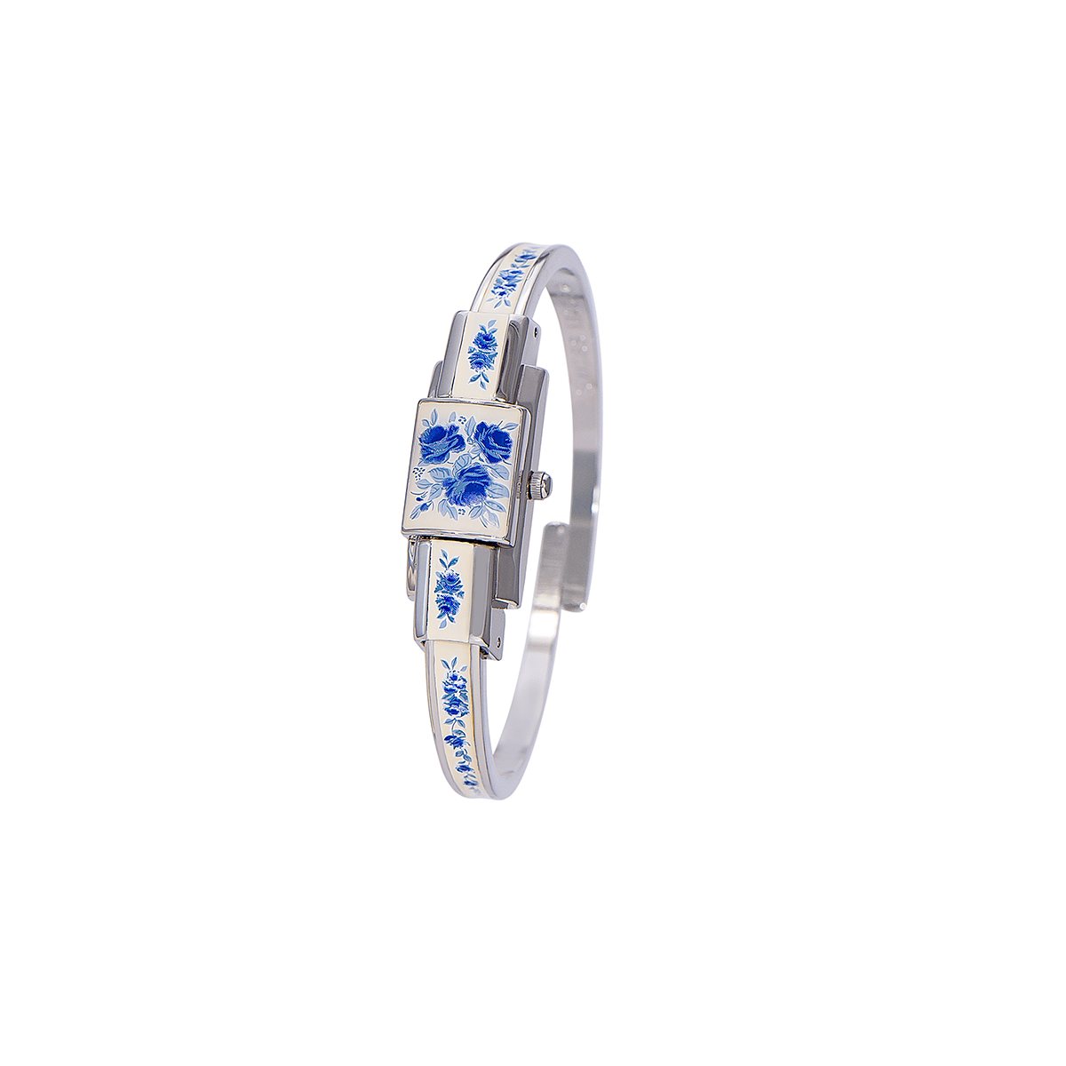 Rose Palladium White-Blue Bracelet Watch
