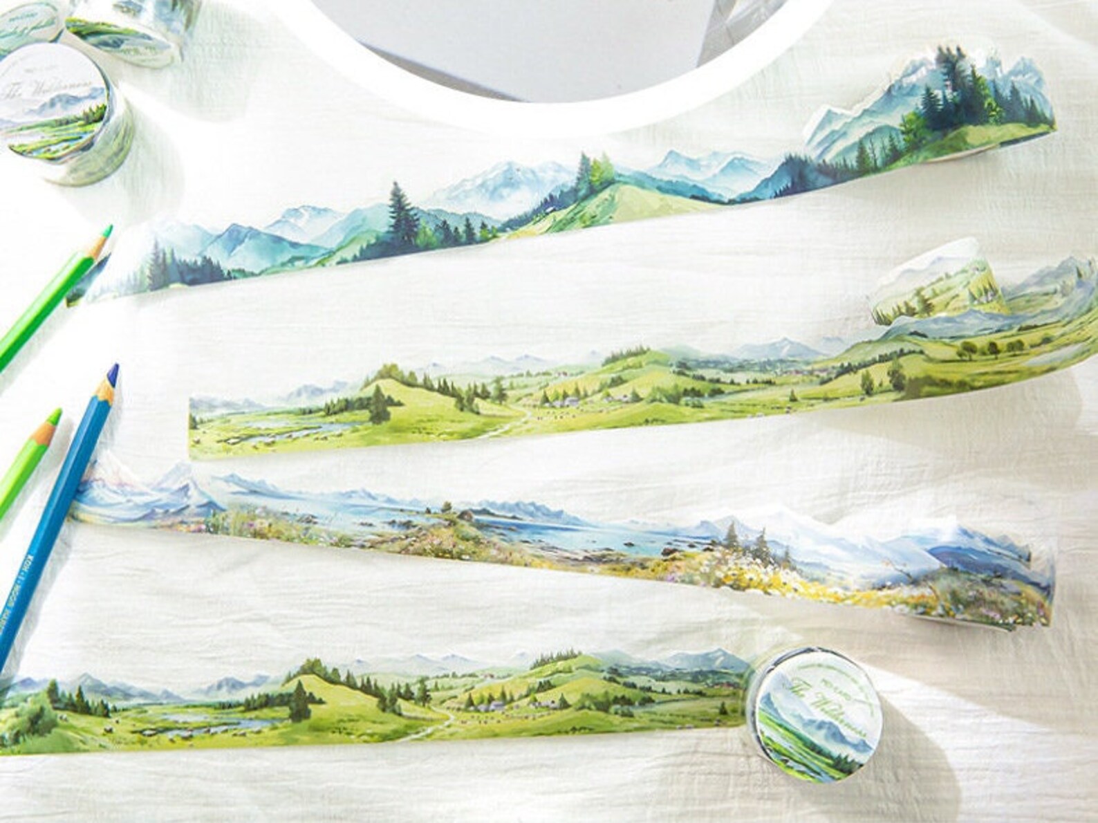 Overlooking the Scenery Series – Landscape Pattern PET Tape