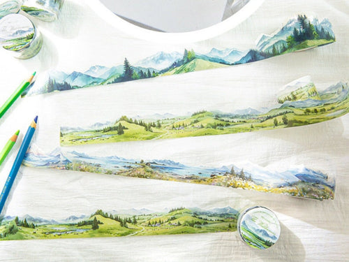 Overlooking the Scenery Series – Landscape Pattern PET Tape