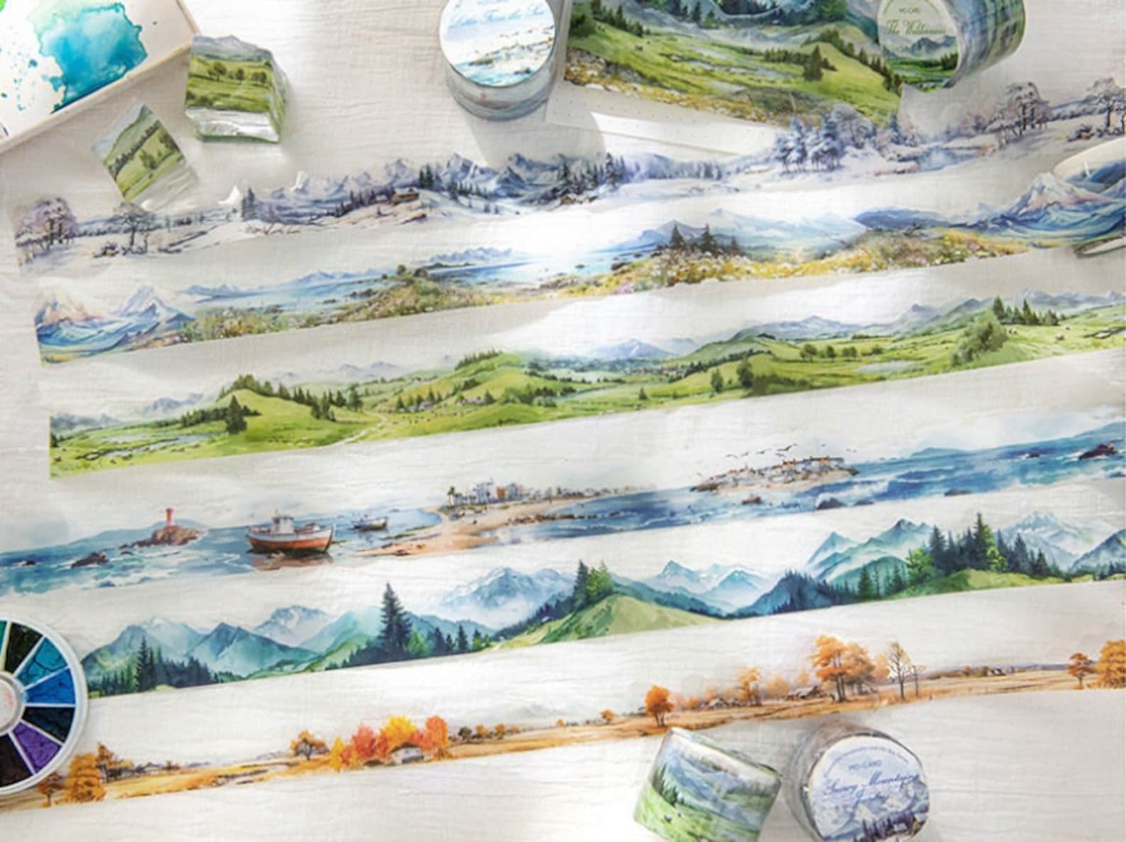Overlooking the Scenery Series – Landscape Pattern PET Tape