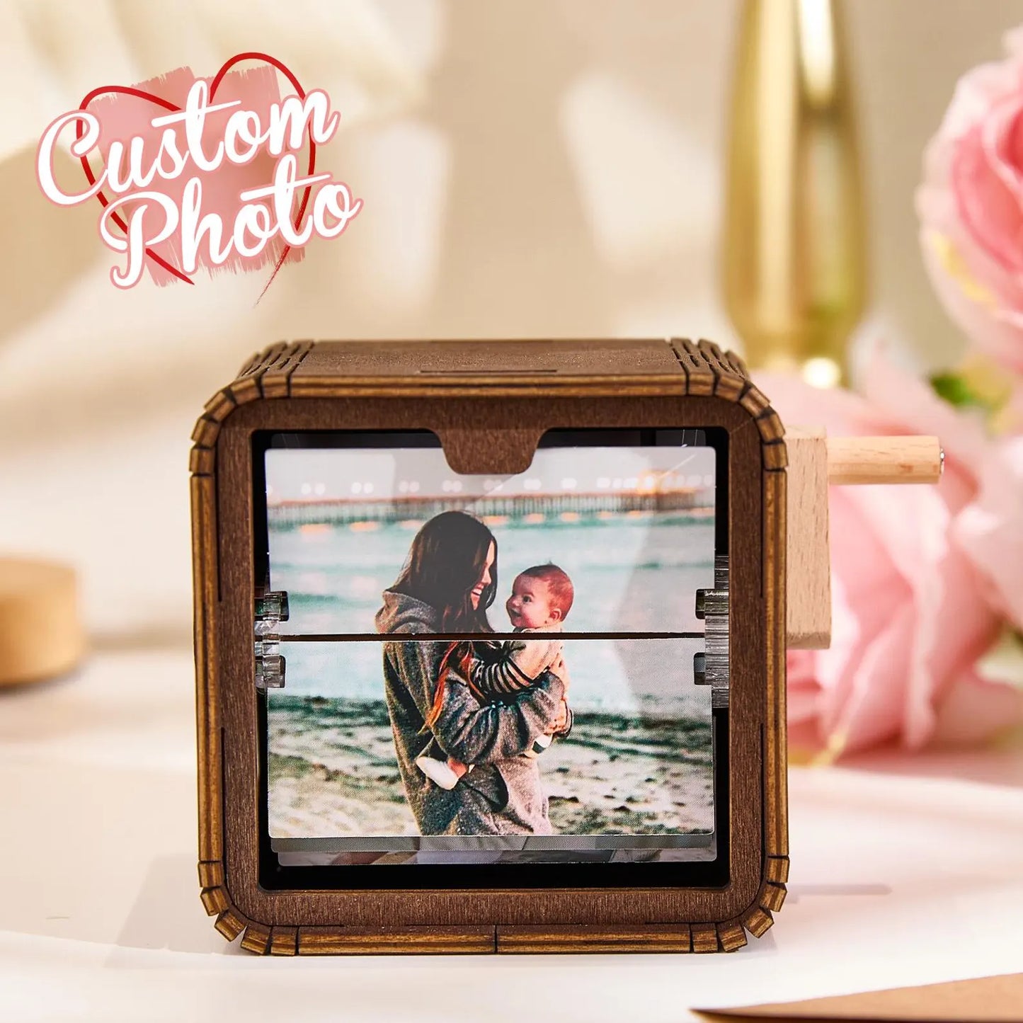 Custom 16-Photo Music Flipbook Frame