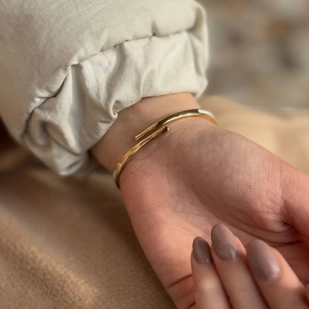 Rose Palladium White-Blue Bracelet Watch